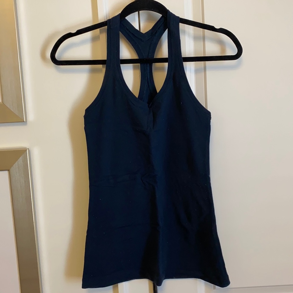 Lululemon fitted Tank - size 6 - dark teal